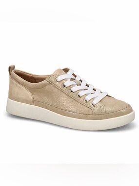 Vionic Women's Gold Lace-Up Sneakers